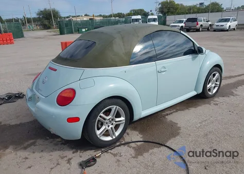 2004 Volkswagen New Beetle Gls 1.8T from USA, damaged, VIN 3VWCD31Y44M312233